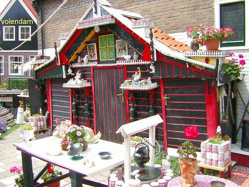 Volendam, una Casetta Tipica da vicino
